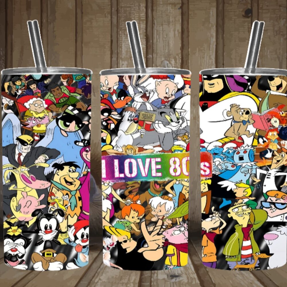 I Love the 80s tumbler